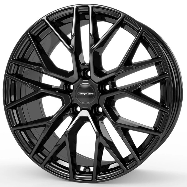 5x112 R19 8.5J ET40 66.6 Carmani 20 Ludwig Black
