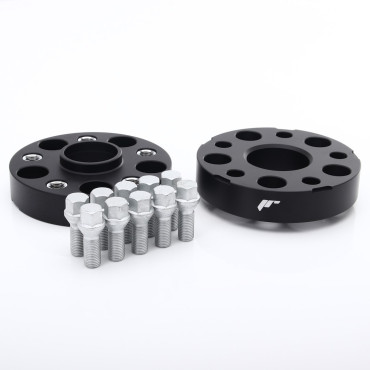 Rozširovacie podložky (sada 2ks) 30mm 5x130 84.1 So závitom Japan Racing Čierna
