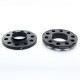 Rozširovacie podložky (sada 2ks) 10.5mm 5x112 66.6 Prechodová Japan Racing Čierna