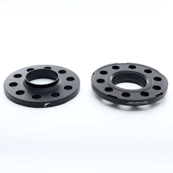Rozširovacie podložky (sada 2ks) 12.5mm 5x112 66.6 Prechodová Japan Racing Čierna
