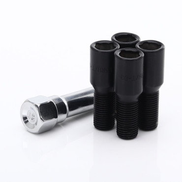 Sada bezpečnostných skrutiek Japan Racing M12x1.5 27mm Čierna