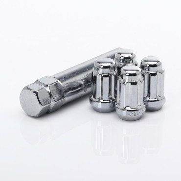 Sada bezpečnostných matíc Japan Racing M12x1.25 35mm Chrómová