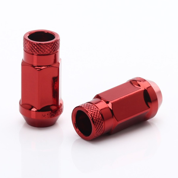 Sada 20ks matíc Japan Racing M12x1.25 45mm Červené