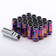 Sada 20ks matíc Japan Racing M12x1.5 45mm Neochrome