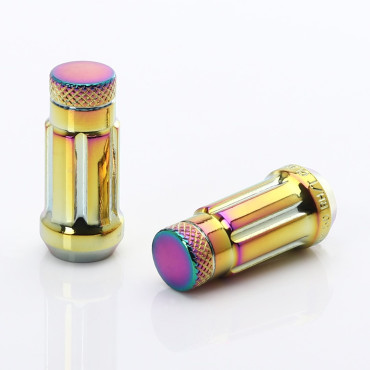 Sada 20ks matíc Japan Racing M12x1.5 45mm Neochrome