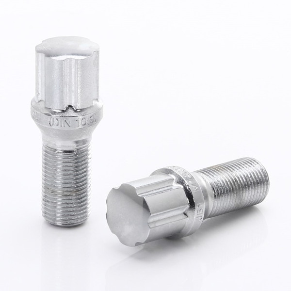 Sada 20ks tuner skrutiek Japan Racing M12x1.25 27mm Chrómové