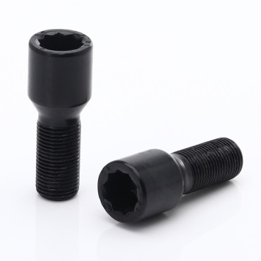 Sada 10ks tuner skrutiek Japan Racing M14x1.5 33mm Čierne