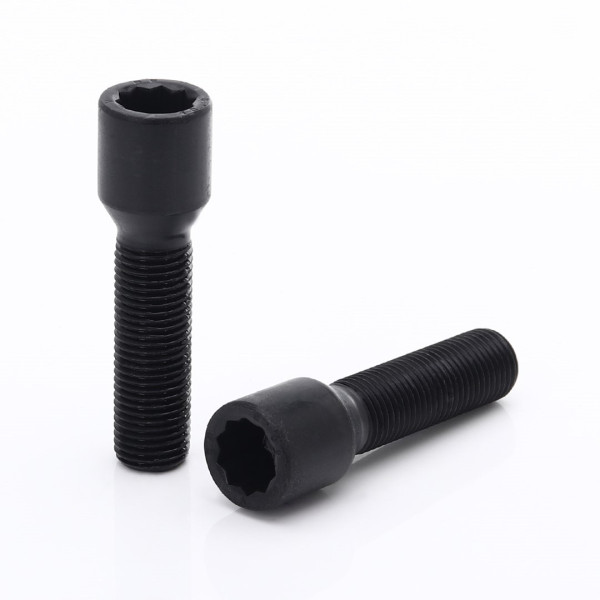Sada 10ks tuner skrutiek Japan Racing M12x1.25 45mm Čierne