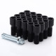 Sada 20ks tuner skrutiek Japan Racing M14x1.25 27mm Čierne