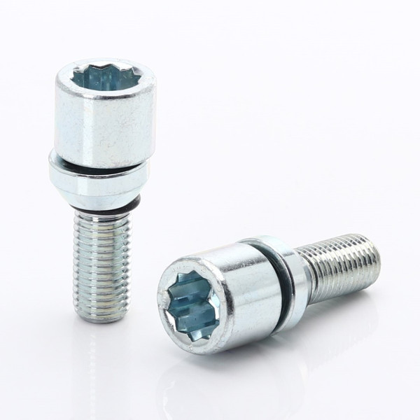 Sada 20ks tuner skrutiek Japan Racing M12x1.25 27mm Strieborné