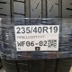 235/40R19 PIRELLI DOT1117