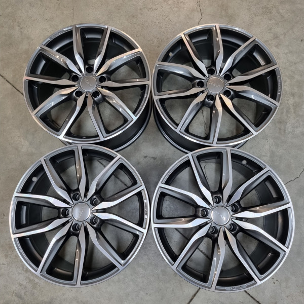 5x120 R19 9.5J ET39 72.6 MAK ALLIANZ Gun met-mirror face