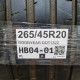 265/45R20 GOODYEAR DOT1322