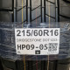 215/60R16 BRIDGESTONE DOT1223