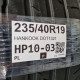235/40R19 HANKOOK DOT1321 1ks POŠKRABANÁ