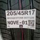 205/45R17 BRIDGESTONE DOT1226
