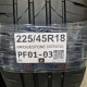 225/45R18 BRIDGESTONE DOT4724
