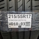 215/55R17 HANKOOK DOT3115