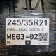 245/35R21 PIRELLI RSC DOT0617