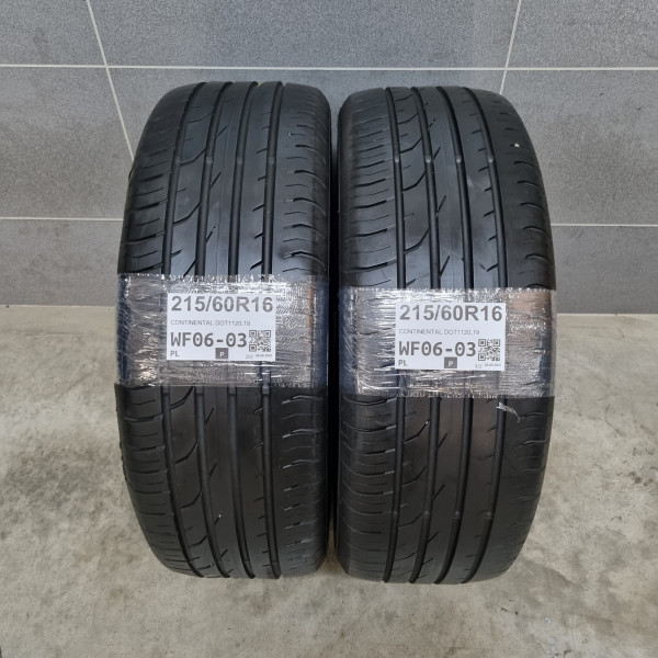 215/60R16 CONTINENTAL DOT1120,19