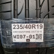 235/40R19 BRIDGESTONE DOT3919