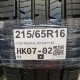 215/65R16 CONTINENTAL DOT4217 4S
