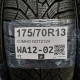 175/70R13 KUMHO DOT2124