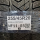 255/45R20 PIRELLI DOT4620