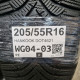 205/55R16 HANKOOK DOT4621