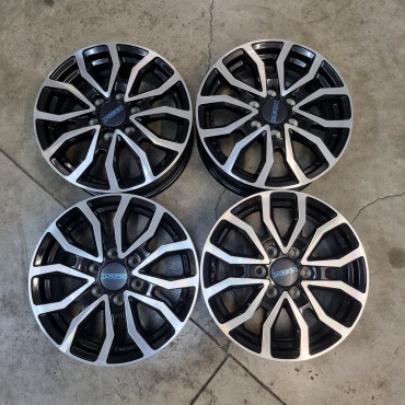 6x120 R16 6.5J ET50 74.5 Dezent KC Dark