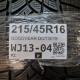 215/45R16 GOODYEAR DOT3019