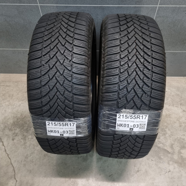 215/55R17 BRIDGESTONE DOT0622