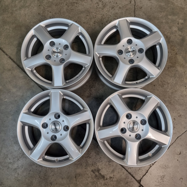 4x108 R14 5.5J ET16 65.1 Enzo B Silver