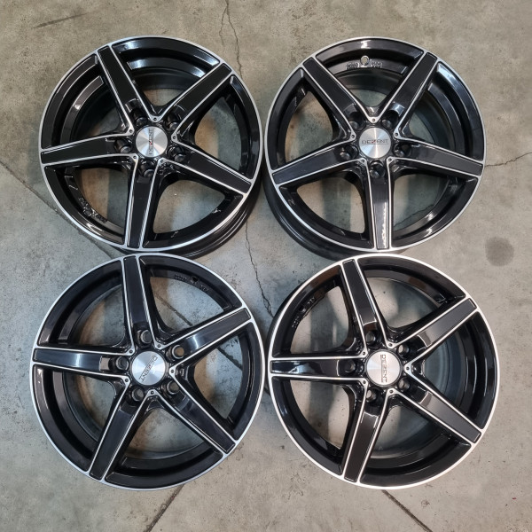 5x110 R15 6.5J ET35 65.1 Disk DEZENT RN DARK BLACKPOLISHED
