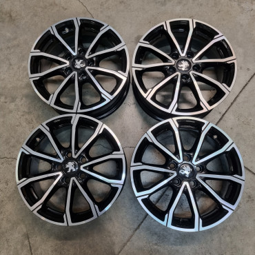 5x108 R16 6.5J ET50 63.40 MAK DAVINCI Black Mirror