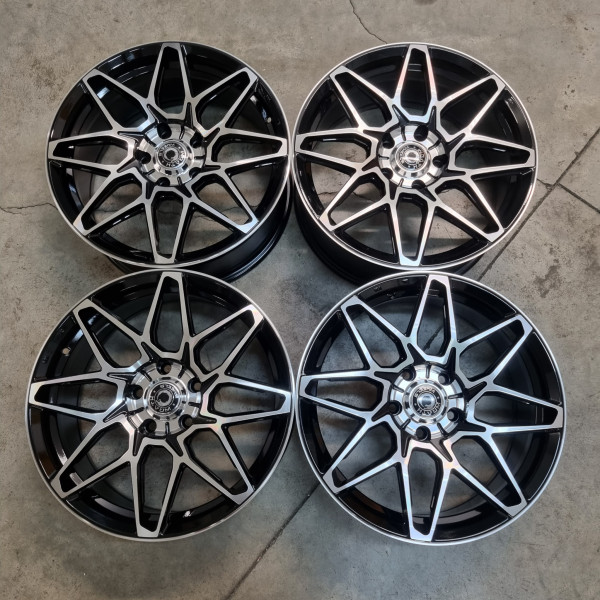 5x120 R18 8J ET35 72.6 Wrath WF-6 BlackPolished