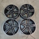 5x112 R18 9.0J ET30 66.6 black polished Dezent KG dark