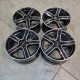 5x112 R18 9.0J ET30 66.6 black polished Dezent KG dark