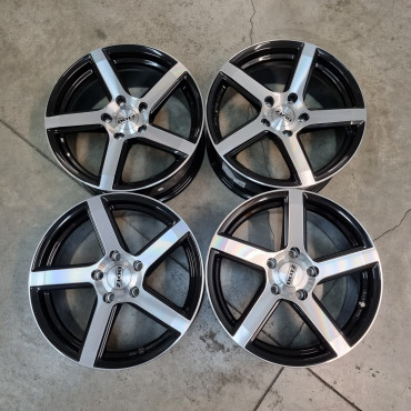 5x120 R17 8J ET30 72.6 DOTZ CP5 DARK Black polished