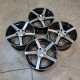 5x112 R17 8J ET45 70.1 DOTZ CP5 DARK Black polished