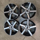 5x114.3 R16 7J ET45 71.6 DOTZ CP5 DARK Black polished