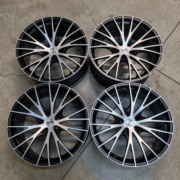 5x112 R21 9.5J ET27 66.6 MAK Rennen Ice black