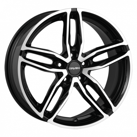 CARMANI 13 Twinmax 8.5x19 5x112 ET45 black polish 66.6