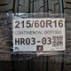 215/60R16 CONTINENTAL DOT1323