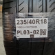 235/40R18 PIRELLI DOT0825