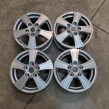 5x130 R16 6.5J ET50 89.1 MAK VAN 5/kt Silver