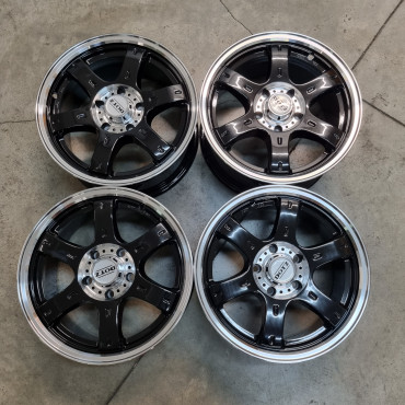 5x114.3 R16 8J ET35 71.6 DOTZ CRUNCH Black polished