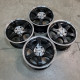 5x114.3 R16 8J ET35 71.6 DOTZ CRUNCH Black polished