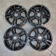 5x112 R16 6.5J ET45 66.6 MAK EMBLEMA Gloss black