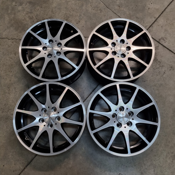 5x114.3 R15 6J ET48 71.6 DEZENT TI DARK Black polished